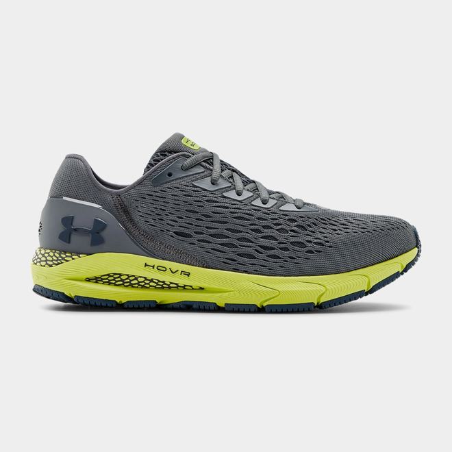 Under Armour HOVR Sonic 3 - Panske Bezecke Topanky - Siva/Zelene